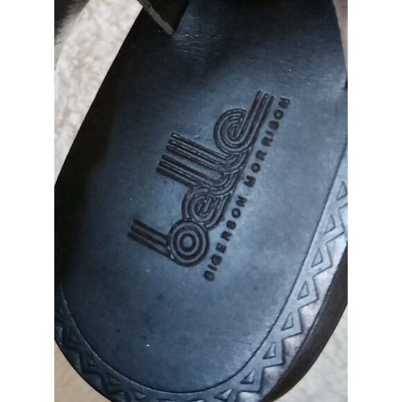 Belle Sigerson Morrison Sandal Strappy Slingback Thong Silver Leather Women 7.5 - Picture 11 of 11